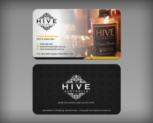 Business Card Design by upwork for HIVE AUSTRALIA | Design #7608976