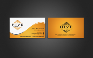 Business Card Design by Brand aid for HIVE AUSTRALIA | Design: #7581168