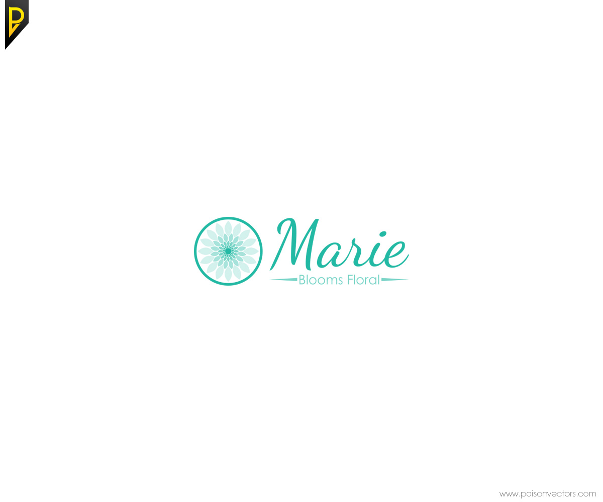 Logo Design by poisonvectors for Marie Blooms Floral | Design #8008682