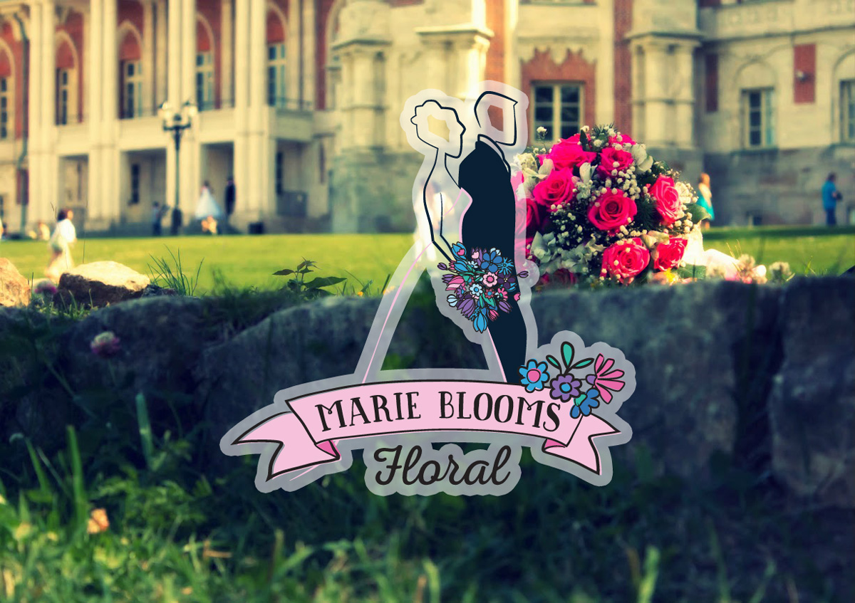 Logo Design by at-as for Marie Blooms Floral | Design #8009742