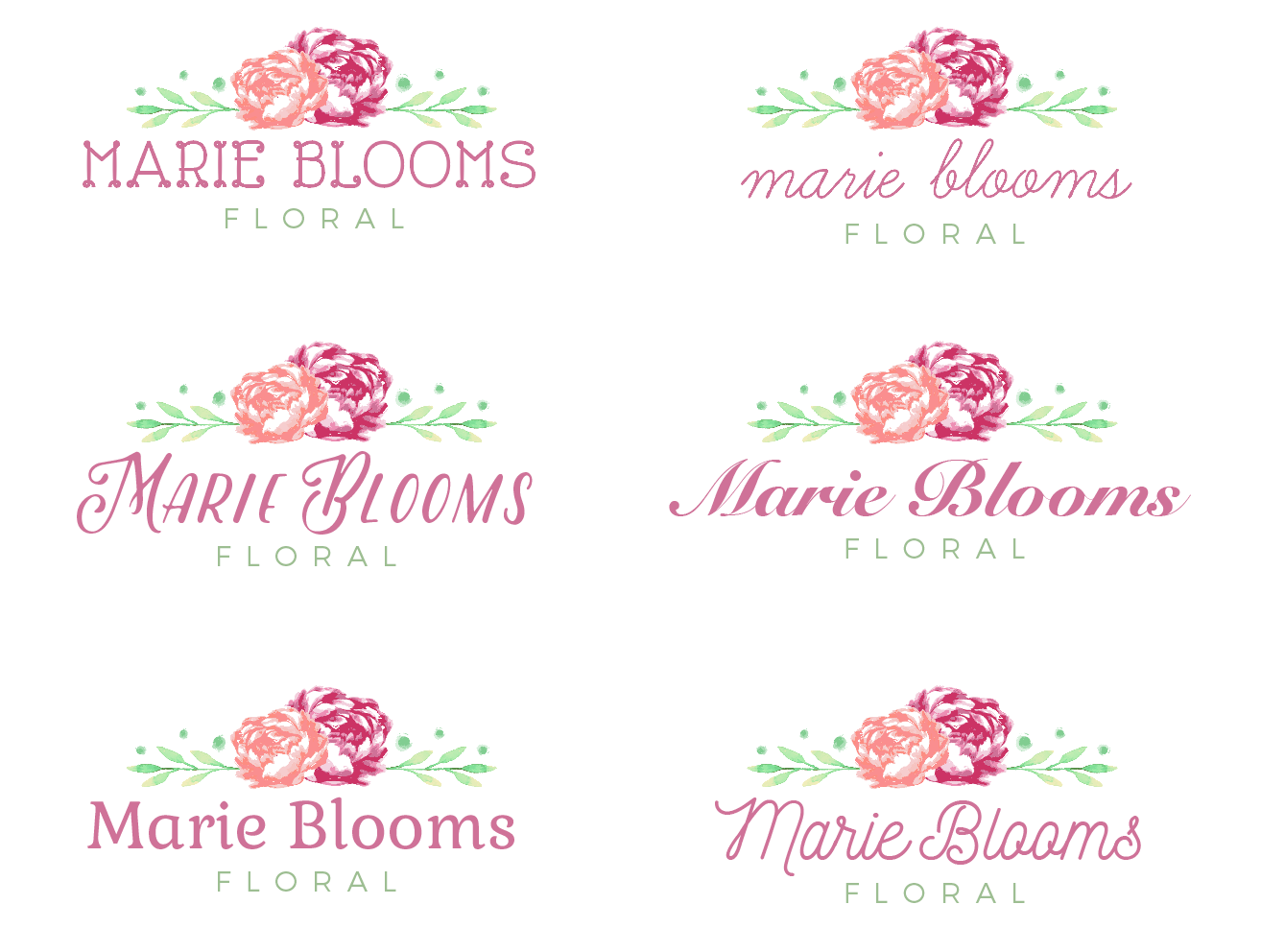 Diseño de Logo por wonderland para Marie Blooms Floral | Diseño #8169476