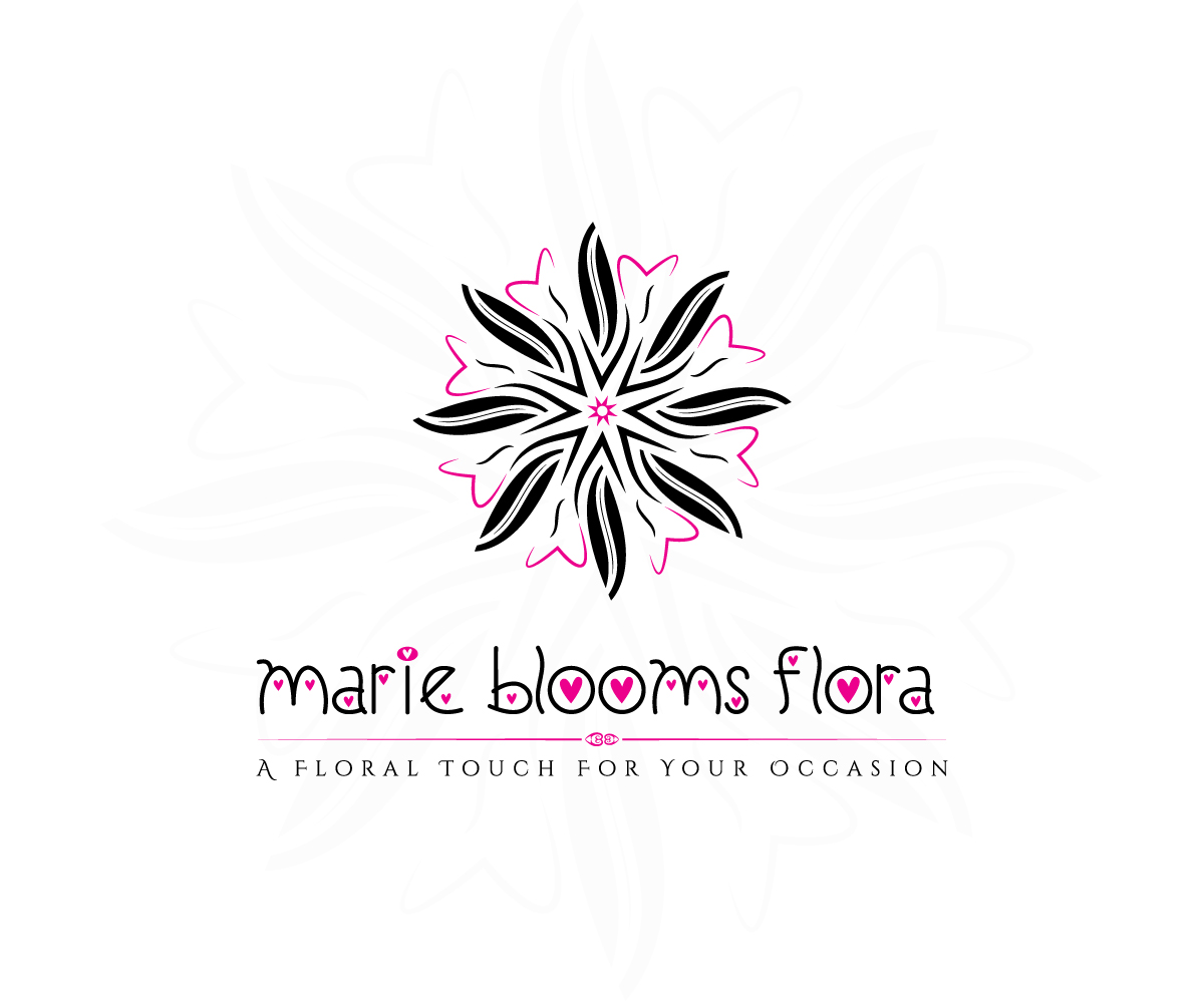 Logo Design by noishotori for Marie Blooms Floral | Design #8009513