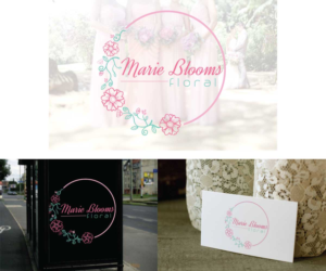 Logo Design by macadesign for Marie Blooms Floral | Design #7659520