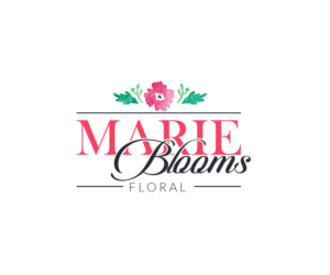 Logo Design by Andre Swaby Creative Studio® for Marie Blooms Floral | Design #7989161