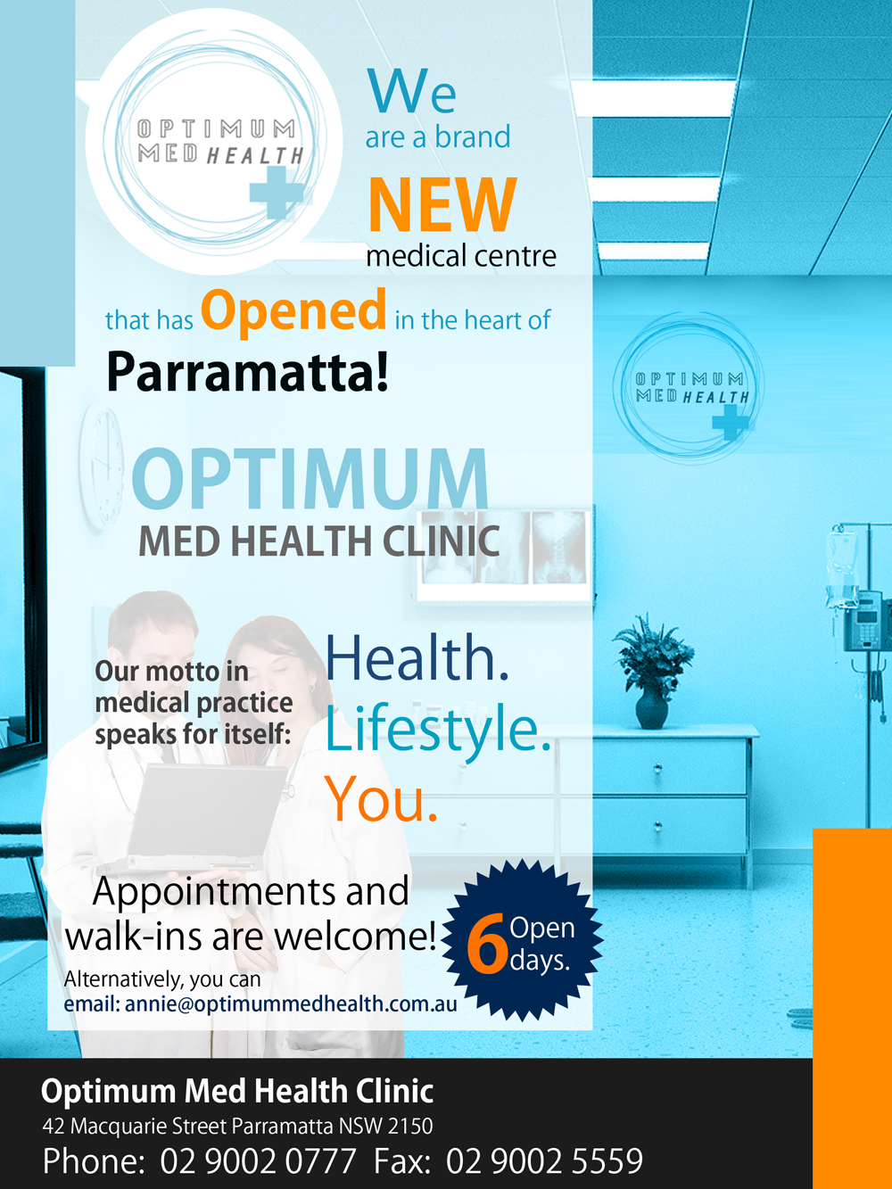 Flyer Design by uk for Optimum Med Health Clinic | Design #1903139
