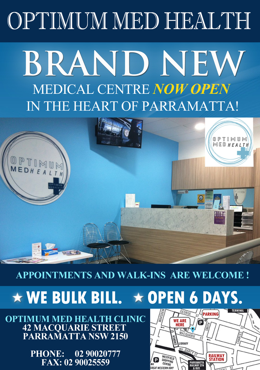 Flyer Design by NatPearlDesigns for Optimum Med Health Clinic | Design #1905979