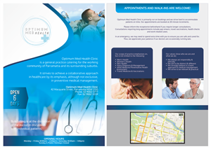 Flyer Design by barinix for Optimum Med Health Clinic | Design #1897998