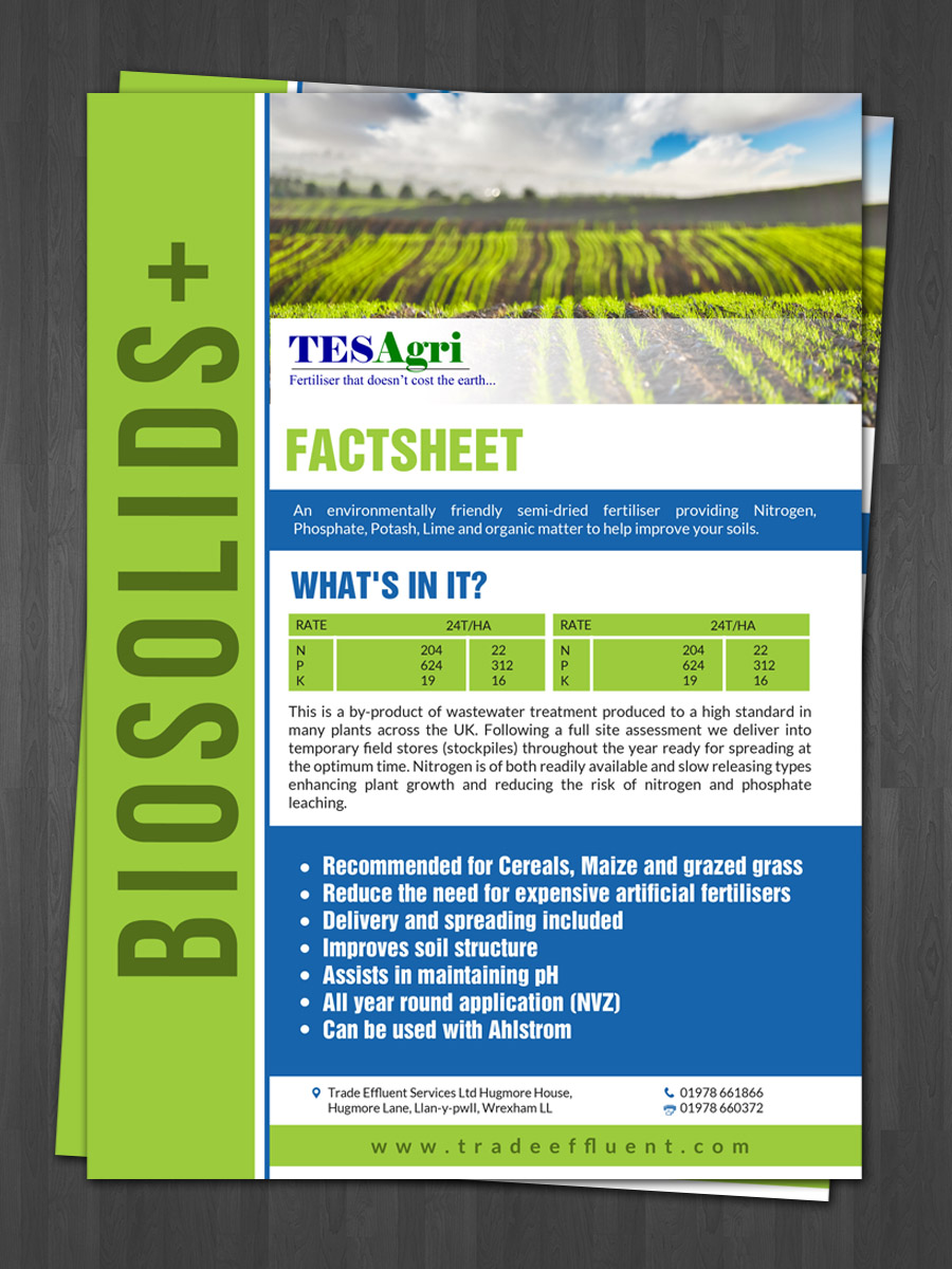 Flyer-Design von debdesign für Trade Effluent Services Ltd | Design #7839210