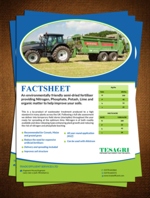 Flyer Design by creative.bugs for Trade Effluent Services Ltd | Design: #7593777