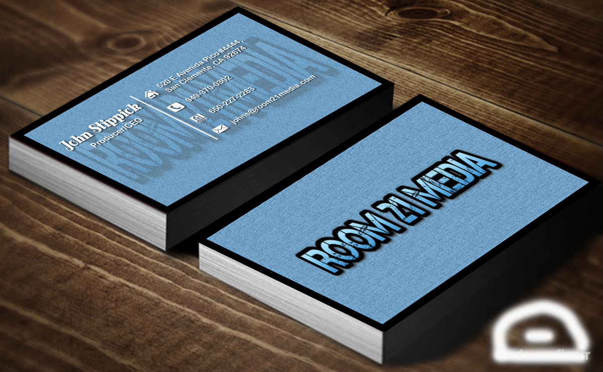 Diseño de Tarjeta de Presentación por Harshan para Room 21 Media | Diseño #1897577