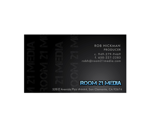 Diseño de Tarjeta de Presentación por Kreative Krow para Room 21 Media | Diseño: #1898373