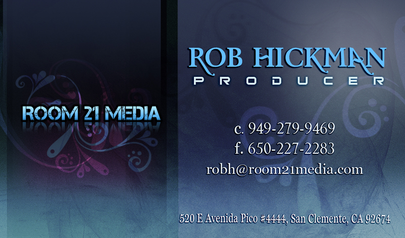 Diseño de Tarjeta de Presentación por saaria SiddiQui para Room 21 Media | Diseño: #1895156