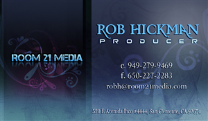 Business Card Design by saaria SiddiQui