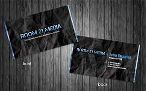 Diseño de Tarjeta de Presentación por frogbaba para Room 21 Media | Diseño: #1905823