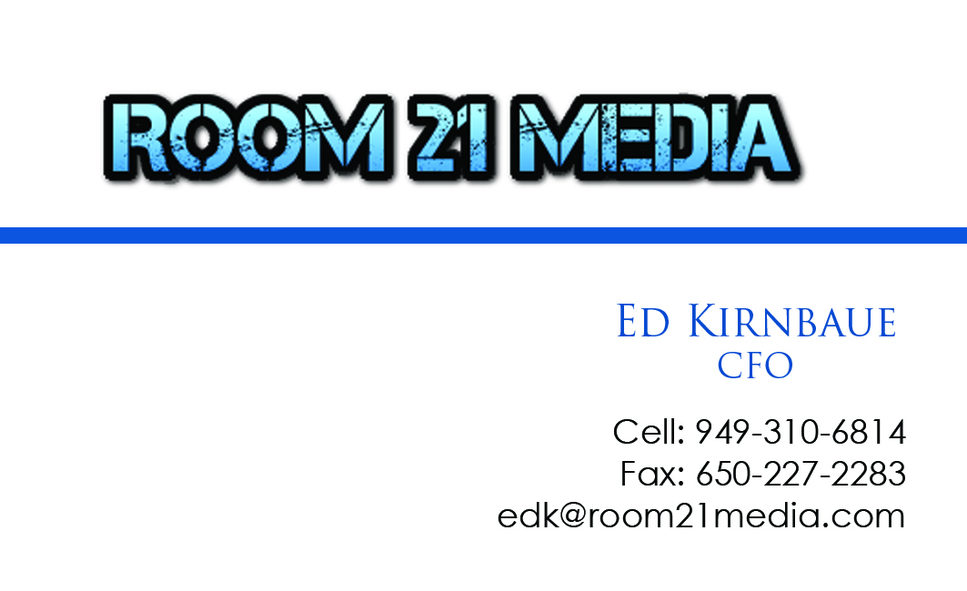 Diseño de Tarjeta de Presentación por Mayan Graphics para Room 21 Media | Diseño #1892468