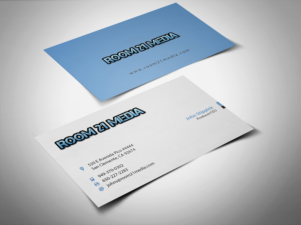 Diseño de Tarjeta de Presentación por BrandWar para Room 21 Media | Diseño #1891167