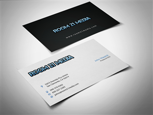 Diseño de Tarjeta de Presentación por BrandWar para Room 21 Media | Diseño: #1891193