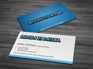 Diseño de Tarjeta de Presentación por HYPdesign para Room 21 Media | Diseño: #1892076
