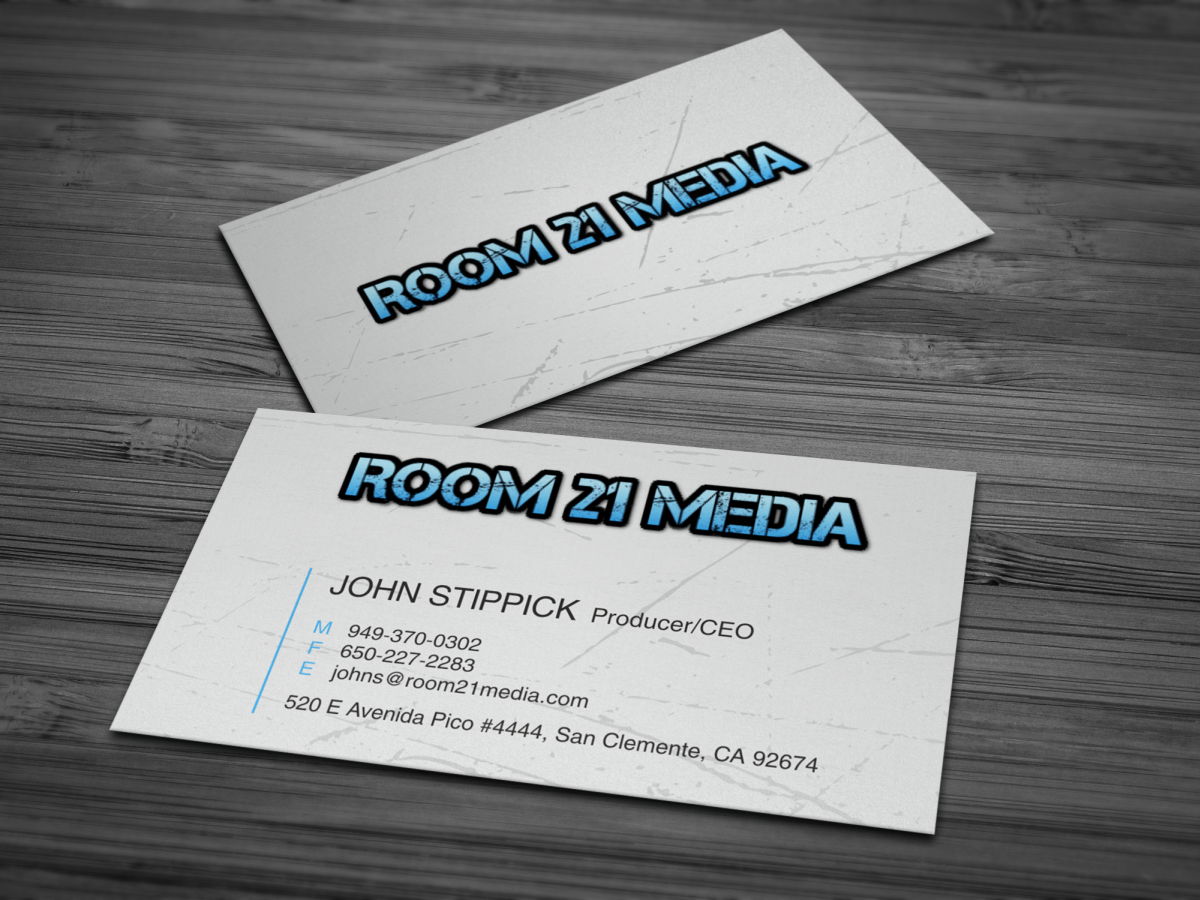 Diseño de Tarjeta de Presentación por HYPdesign para Room 21 Media | Diseño #1892077