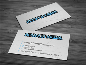 Diseño de Tarjeta de Presentación por HYPdesign para Room 21 Media | Diseño: #1892077