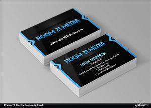 Design de Carte de Visite par gekgrfx pour Room 21 Media | Design : #1893883