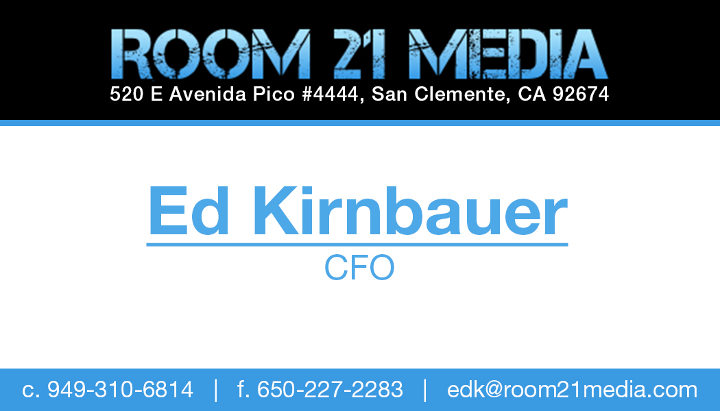 Business Card Design by dickenArt for Room 21 Media | Design #1893217