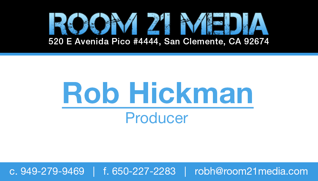 Diseño de Tarjeta de Presentación por dickenArt para Room 21 Media | Diseño #1893229