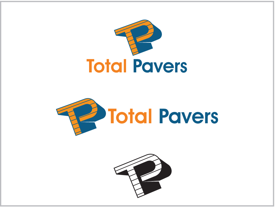 Logo Design by whitepaper for TOTAL PAVERS | Design #1912749