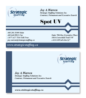 Business Card Design by DesignerUSK for Strategic Staffing Solutions Inc | Design #2002957