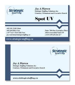 Business Card Design by DesignerUSK for Strategic Staffing Solutions Inc | Design: #2002957
