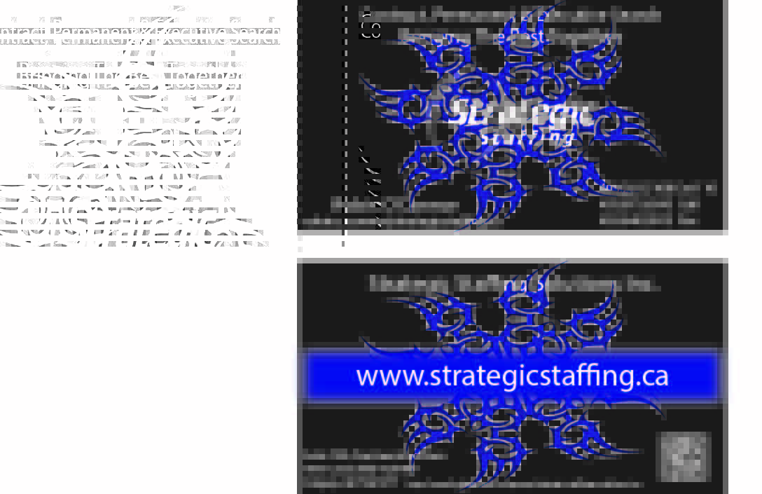 Visitenkarten-Design von Premier Designs für Strategic Staffing Solutions Inc | Design #1946062