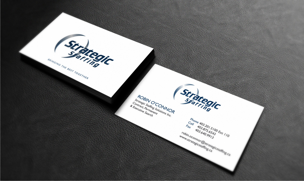 Business Card Design by Atvento Graphics for Strategic Staffing Solutions Inc | Design #1940609