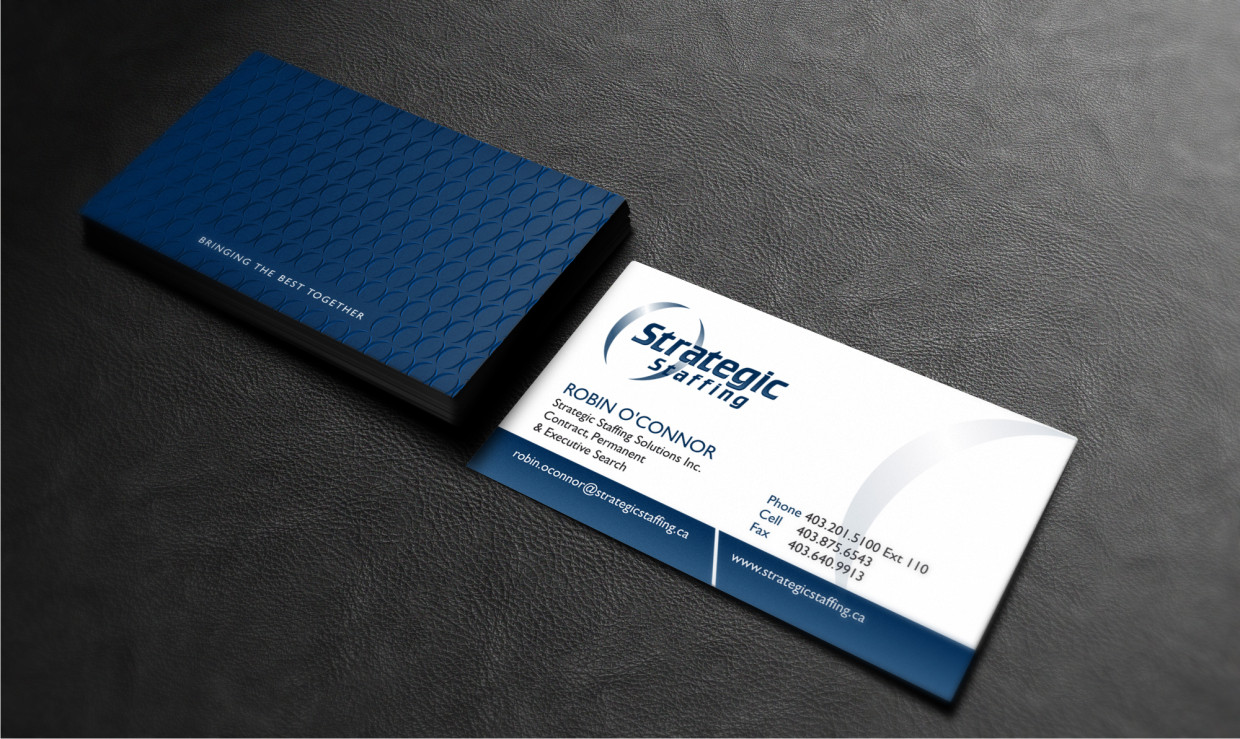 Business Card Design by Atvento Graphics for Strategic Staffing Solutions Inc | Design #1946773