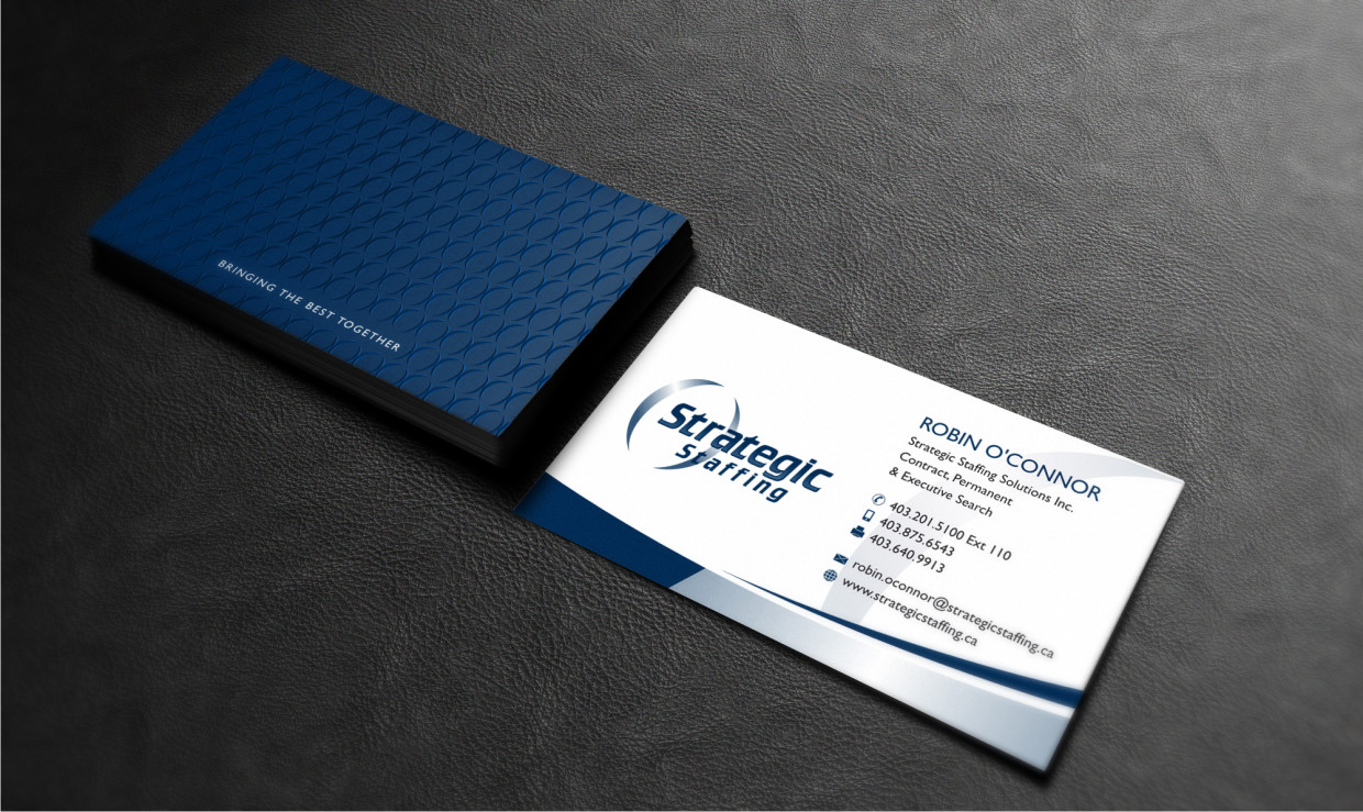 Business Card Design by Atvento Graphics for Strategic Staffing Solutions Inc | Design #1948522
