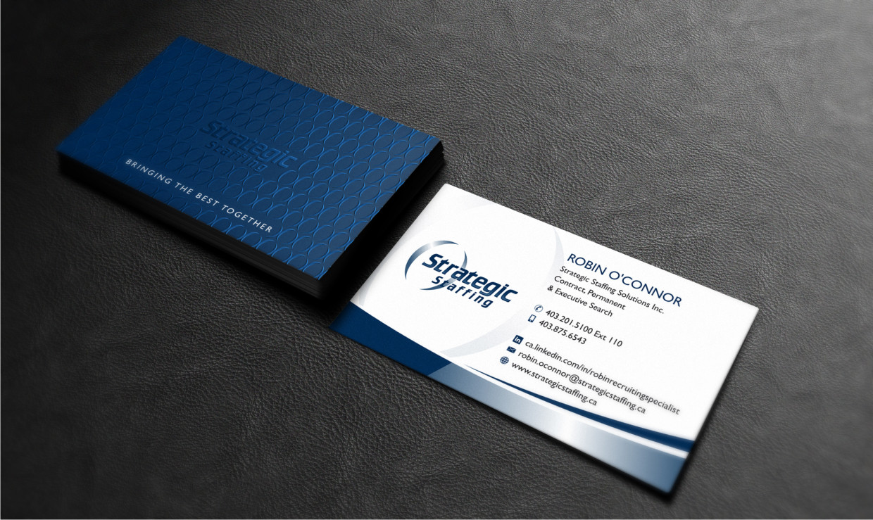 Business Card Design by Atvento Graphics for Strategic Staffing Solutions Inc | Design #1955681