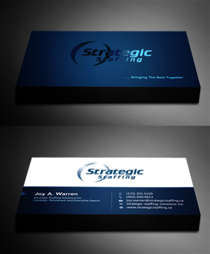 Business Card Design by Sarah Mathews for Strategic Staffing Solutions Inc | Design: #1948702
