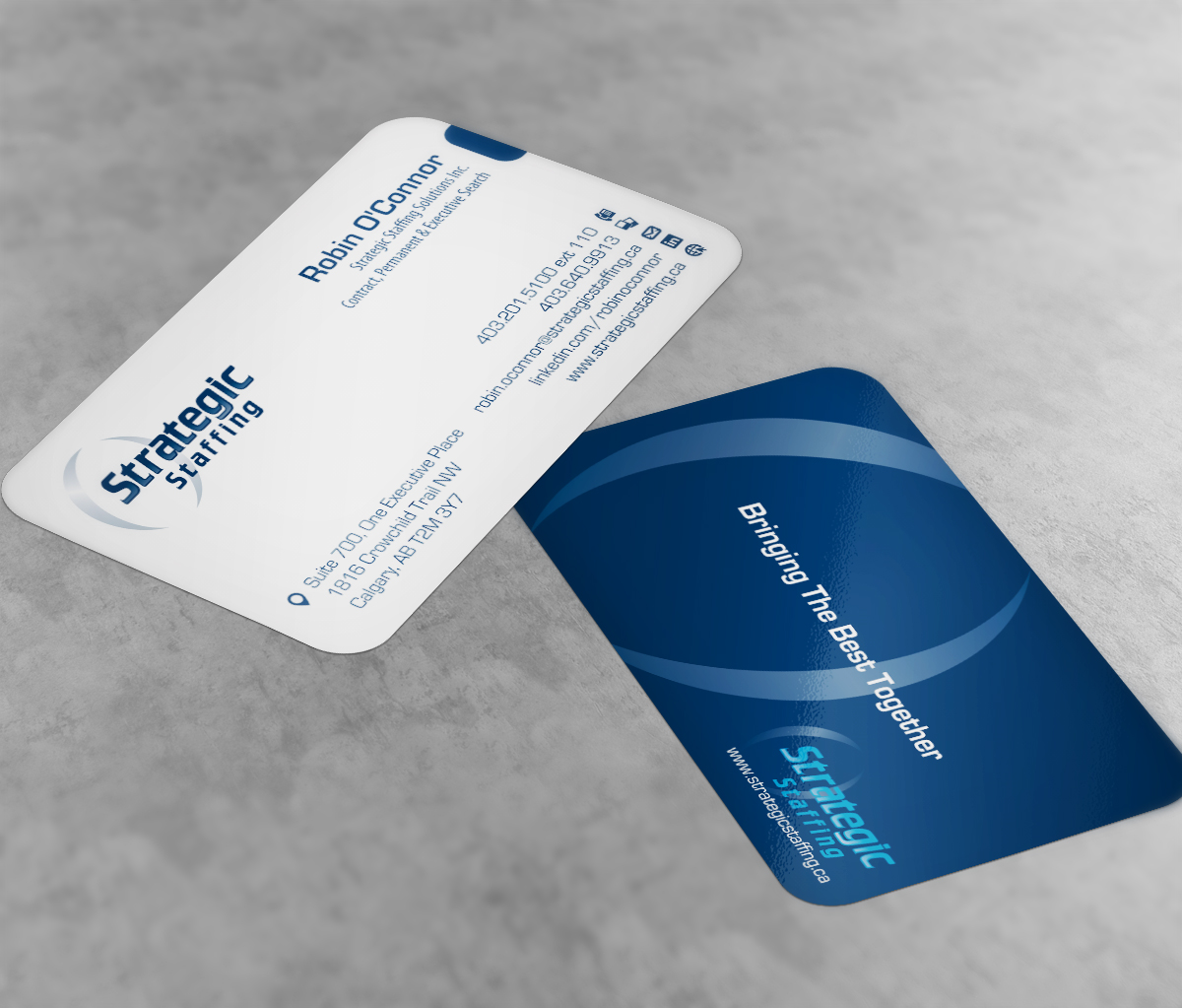 Business Card Design by navacreative for Strategic Staffing Solutions Inc | Design #1949589
