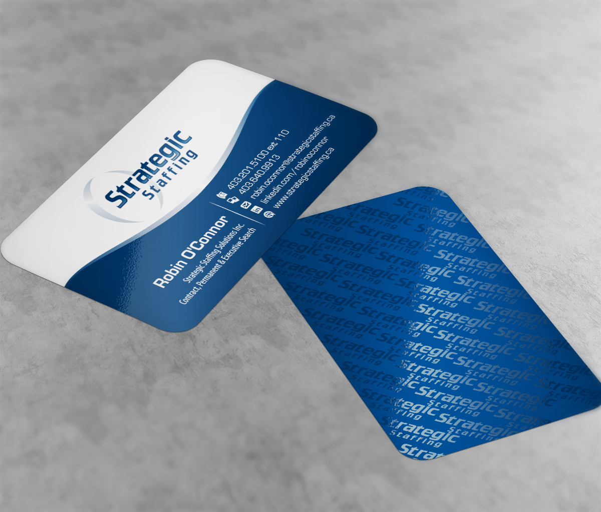 Business Card Design by navacreative for Strategic Staffing Solutions Inc | Design #1950262