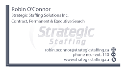 Business Card Design by Lisette Designs for Strategic Staffing Solutions Inc | Design #1979360