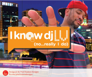 I know dj LV (no...really I do) | Logo Design by Noche designs