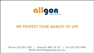 Business Card Design by Alireza Mirzaei for Allgon Pest Control | Design: #1895035