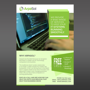 Flyer Design by Kishaloy_D for Arpasol | Design #7588891