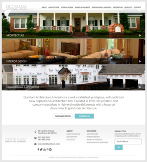 WordPress design for KentDuckham.com | Design Wordpress par -Marc-