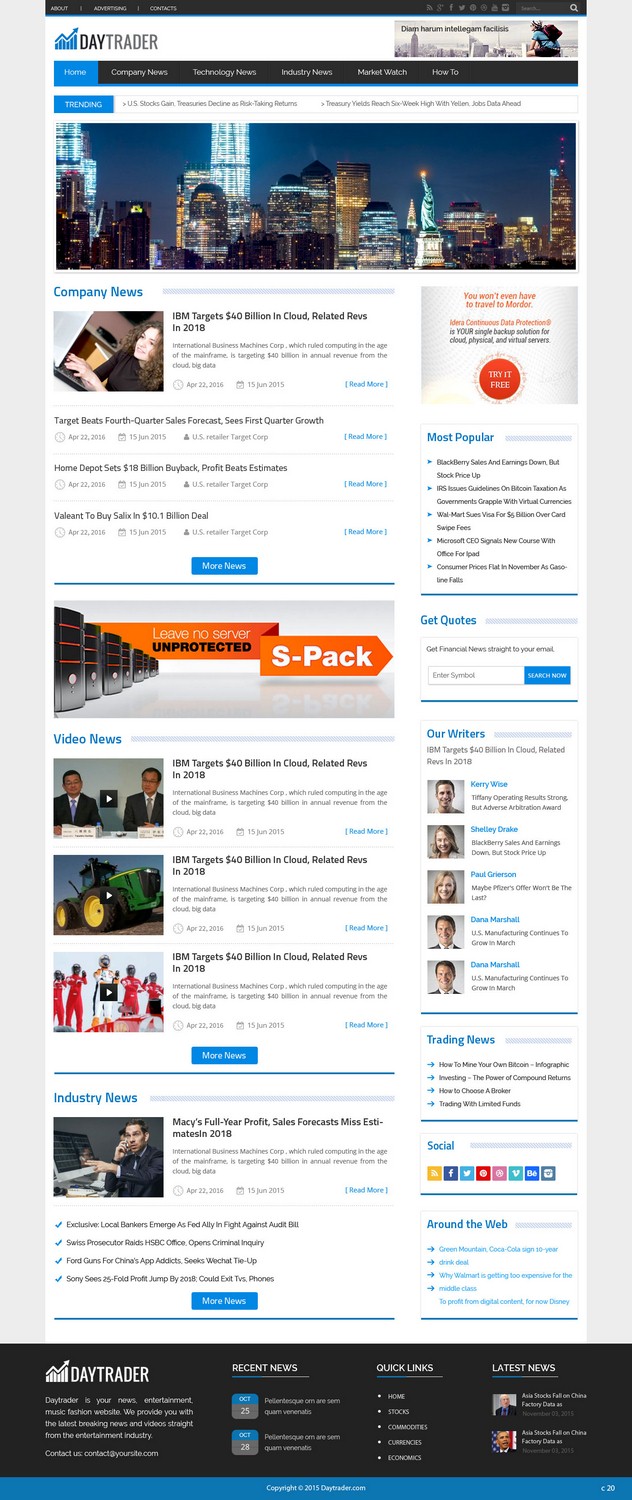 Wordpress Design by pb for Redbarn Technology Services | Design #8163984