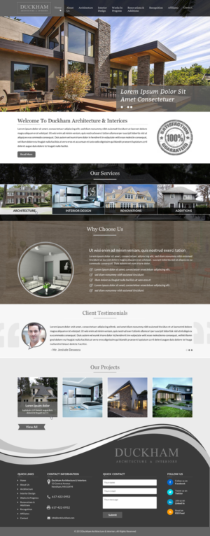 WordPress design for KentDuckham.com | Design Wordpress par Sbss