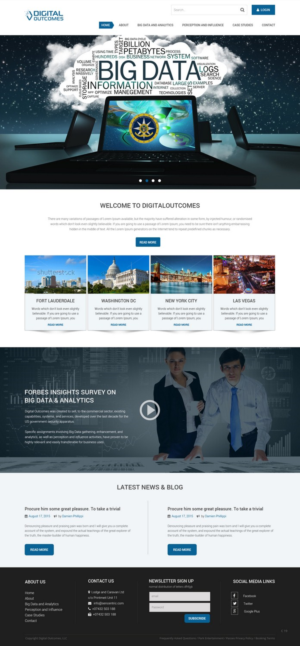 Web Design by pb for Digital Outcomes  | Design: #7596062
