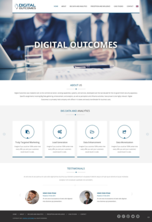 Web Design by pb for Digital Outcomes  | Design: #7596063