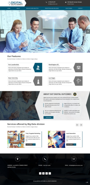 Web Design by pb for Digital Outcomes  | Design: #7596064