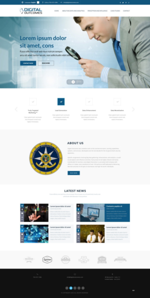 Web Design by pb for Digital Outcomes  | Design: #7596067
