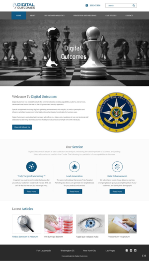 Web Design by pb for Digital Outcomes  | Design: #7596069